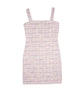By Debra Girls Cara Lavender Tweed Straight Strap Dress Girls Special Dresses By Debra Lavender Y/XS (6X)