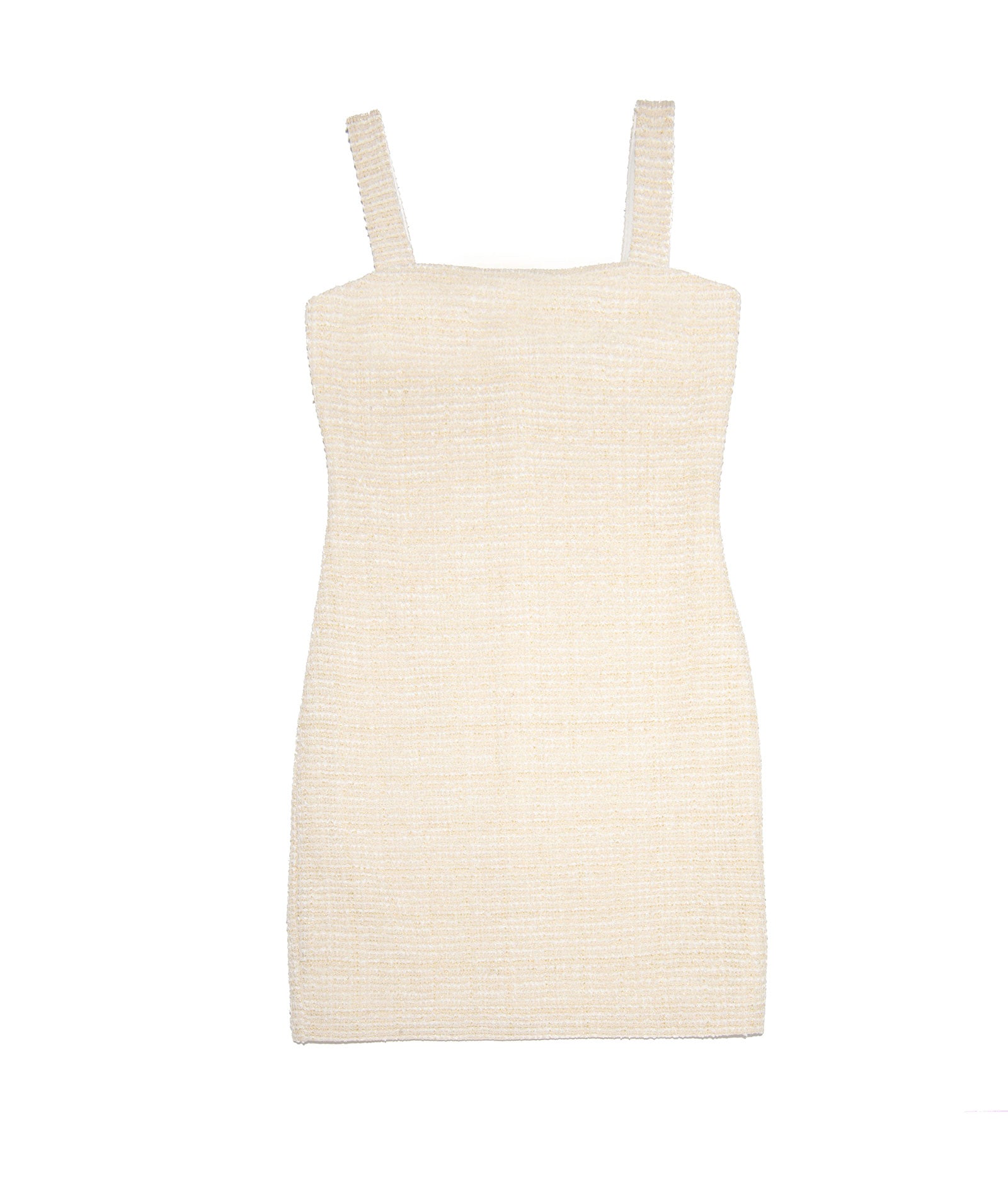 By Debra Girls Cara Ivory/Gold Straight Strap Dress Girls Special Dresses By Debra Gold Y/XS (6X)