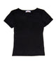 8apart Women Kim Short Sleeve Top Womens Casual Tops 8apart Black Juniors/Women S