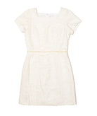 Zoe Ltd. Juniors Classic New York Short Sleeve Pearl Waist Dress Girls Special Dresses Zoe Ltd. Ivory Juniors/Women XXS