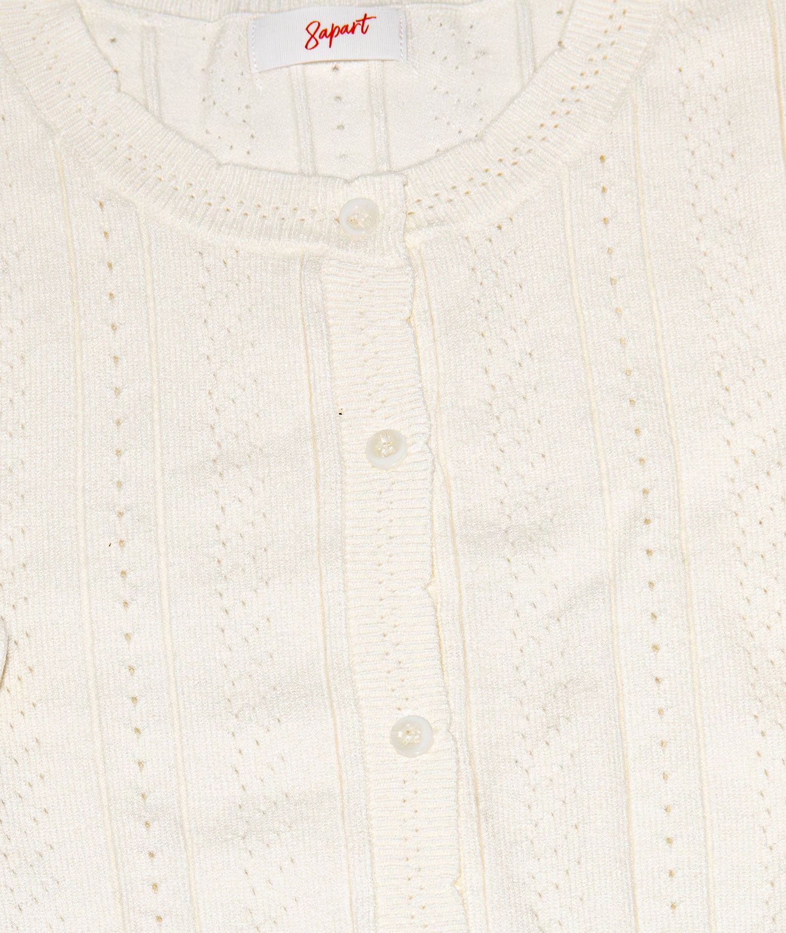 8apart Women Atlantic Pointelle Knit Cardigan Womens Casual Tops 8apart