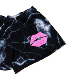Firehouse Girls Black Cloud Kiss Fleece Shorts Girls Casual Bottoms Firehouse