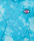 Firehouse Girls Evil Eye Aqua Cloud Pocket Hoodie Girls Casual Tops Firehouse