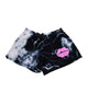 Firehouse Girls Black Cloud Kiss Fleece Shorts Girls Casual Bottoms Firehouse Black Y/S (7/8)