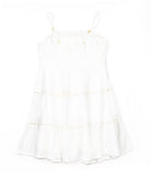 Love Shack Fancy Girls Zuri Dress White Girls Casual Dresses Love Shack Fancy