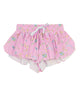 Katie J NYC Girls Butterfly Carnations Farrah Shorts Girls Casual Bottoms Katie J NYC Floral Y/S (7/8)