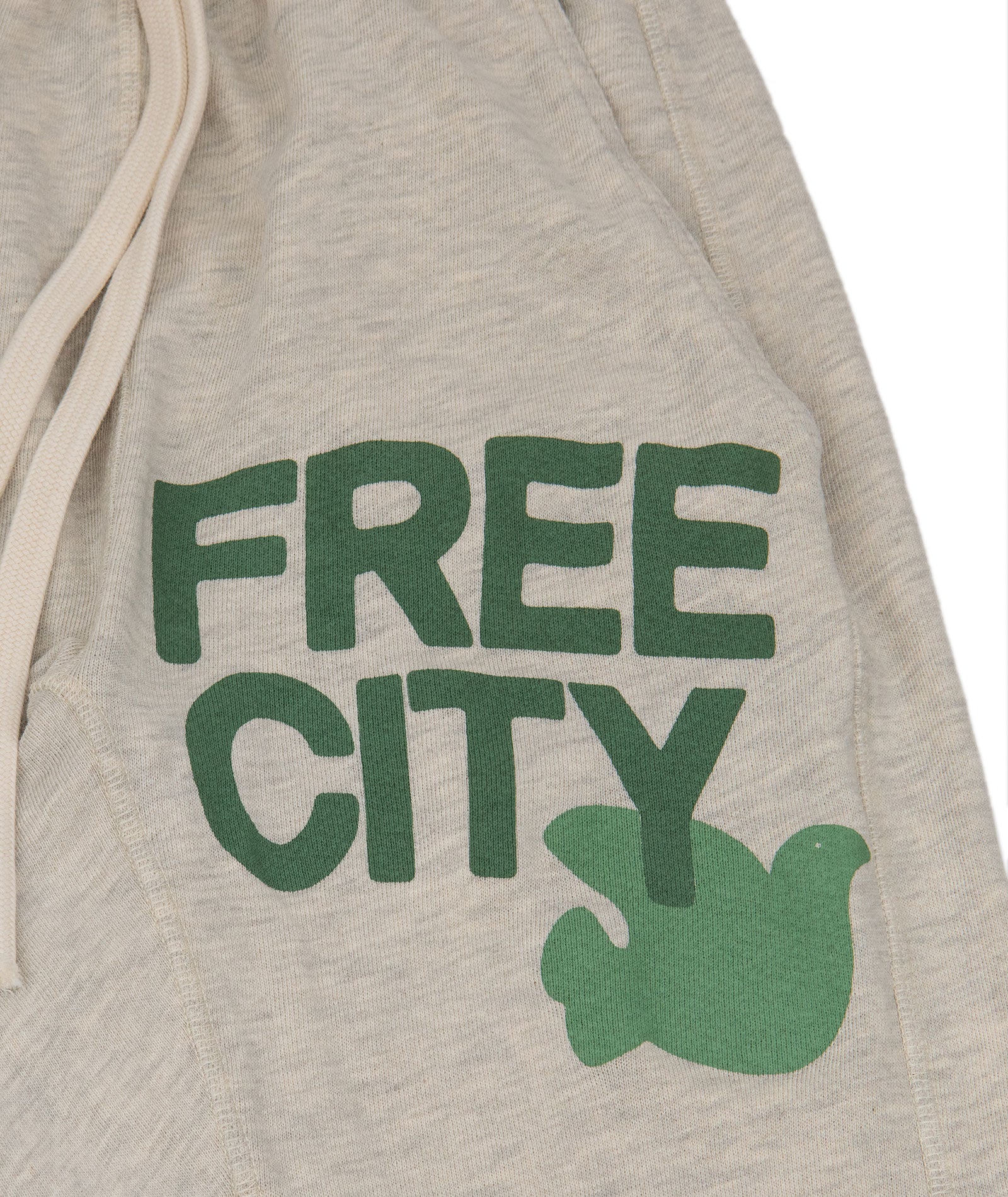 FREECITY Women Large Pocket Sweatpants Heather Oats Green Womens Casual Bottoms FREECITY