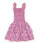 Cheryl Creations Girls Pink Floral Ettie Dress Girls Casual Dresses Cheryl Creations Floral Y/S (7/8)