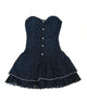 Katie J NYC Girls Navy Polkadot Soren Dress Girls Casual Dresses Katie J NYC Navy Y/S (7/8)
