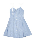 Katie J NYC Girls Daria Baby Blue Seersucker Dress Girls Casual Dresses Katie J NYC Baby Blue Y/S (7/8)