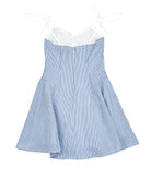 Katie J NYC Girls Daria Baby Blue Seersucker Dress Girls Casual Dresses Katie J NYC