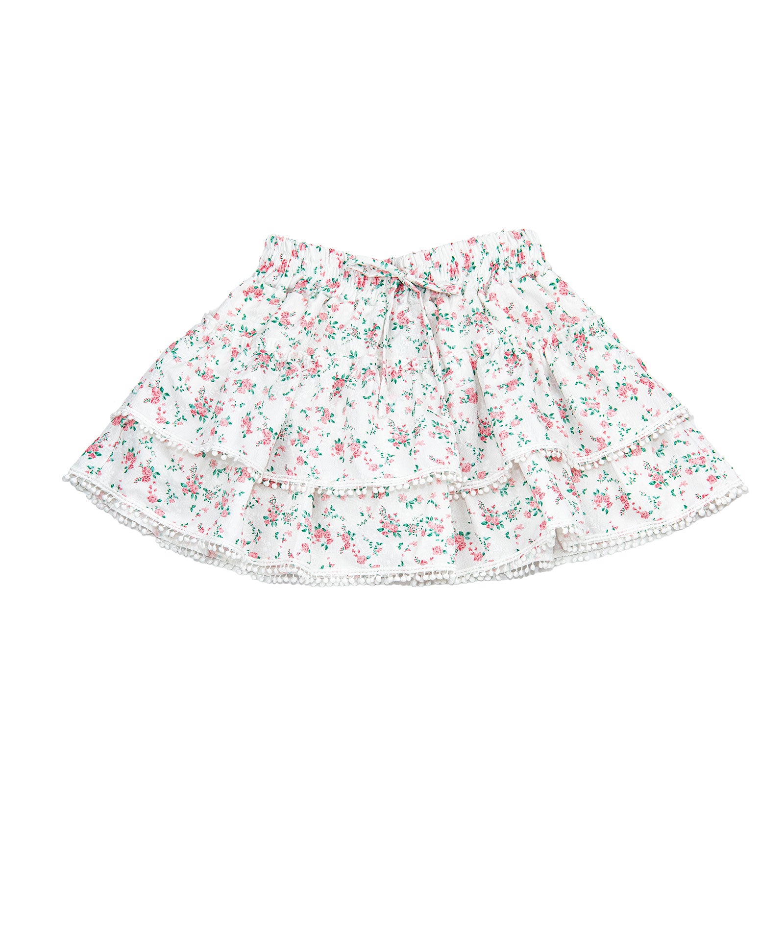 FBZ Girls Daisy Pink/Green Floral Skirt