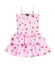 FBZ Girls Alsina Twist Knot Pink Floral Dress Girls Casual Dresses FBZ Flowers By Zoe Floral Y/S (7/8)