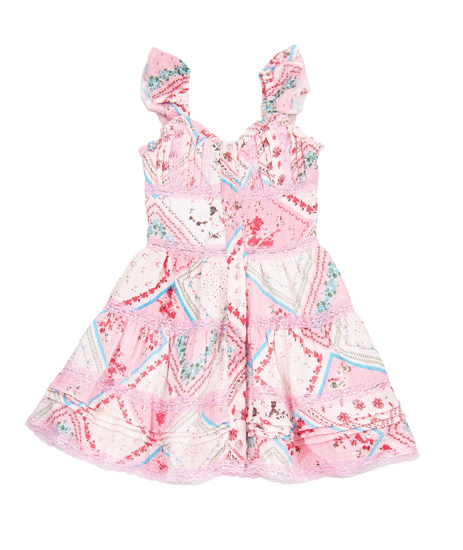 FBZ Girls Bree Print Gauze Dress