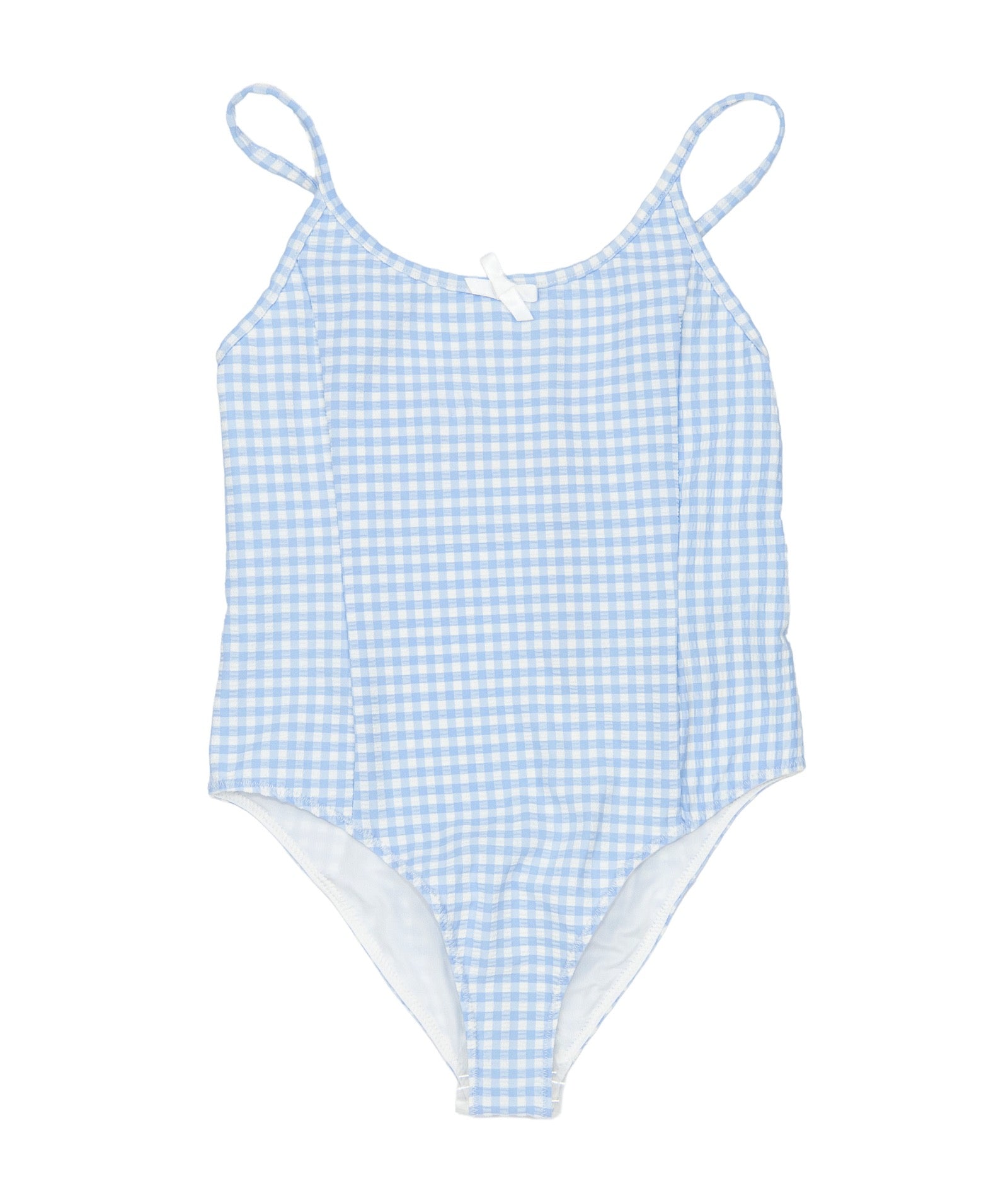 Love Shack Fancy Tween Jasslyn Swimsuit Seaside Morning Accessories Love Shack Fancy Blue Y/S (7/8)