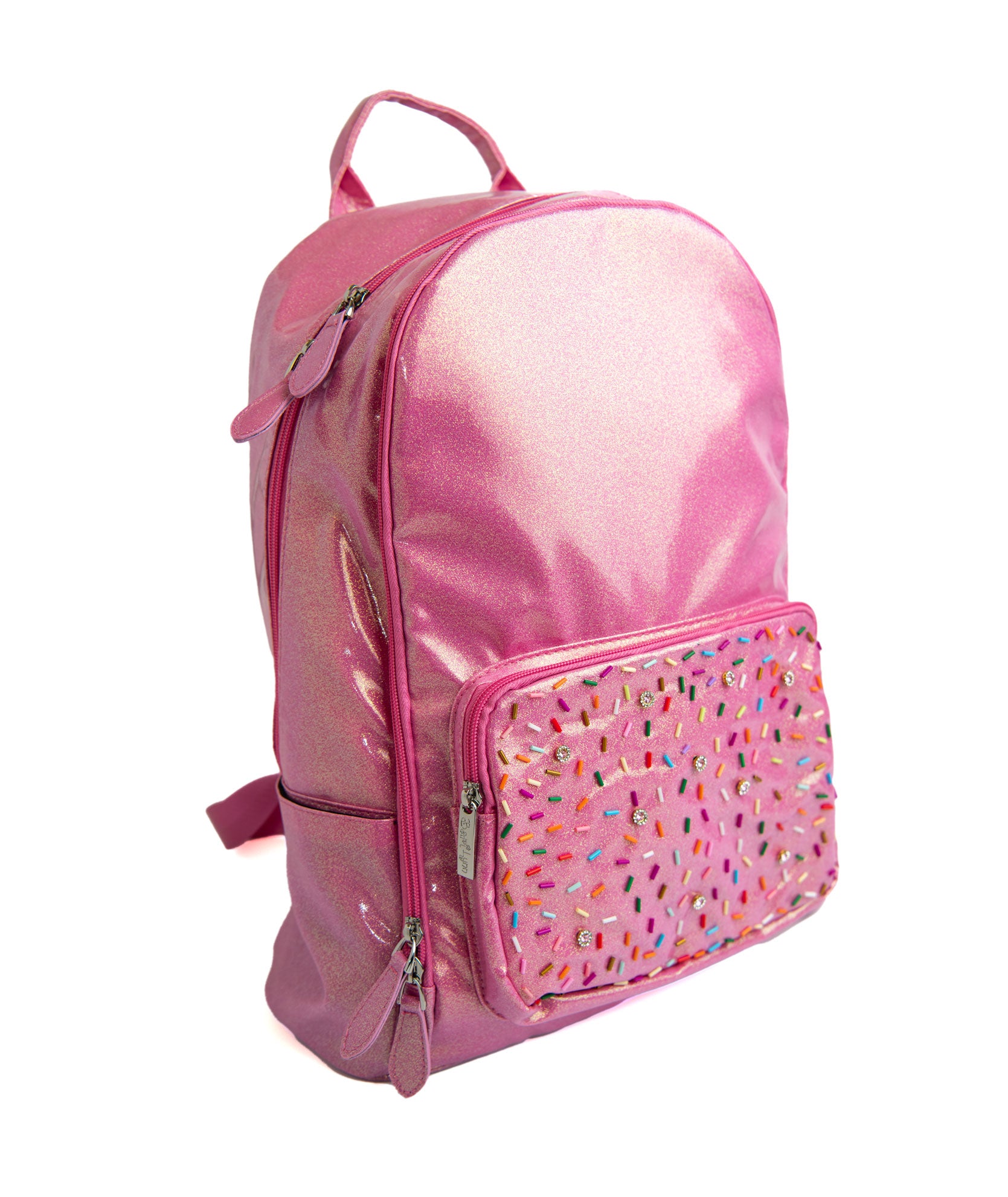 Bari Lynn Backpack Shimmer Galaxy Sprinkles and Jewel Pocket Accessories Bari Lynn Light Pink
