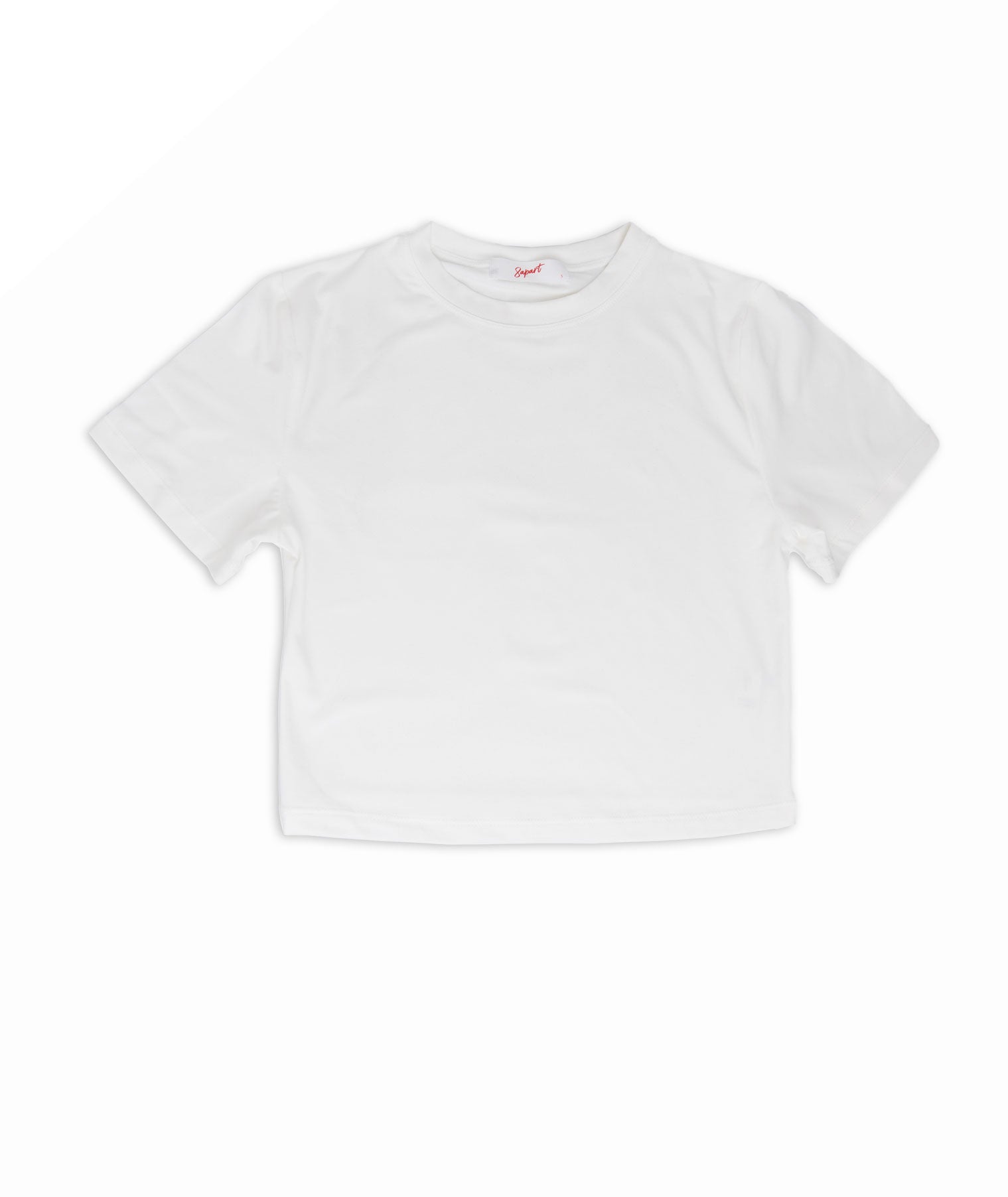 8apart Women Kourtney Short Sleeve Tee Womens Casual Tops 8apart White Juniors/Women S