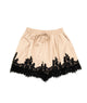 8apart Women Junette Champagne Lace Shorts