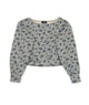 FBZ Girls Rorie Off Shoulder Floral Sweatshirt