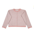8apart Women Morgan Pink/Grey Striped Sweater Womens Casual Tops 8apart Striped Juniors/Women S/M