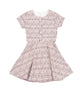 FBZ Girls Oakley Pink Tweed Cap Sleeve Dress