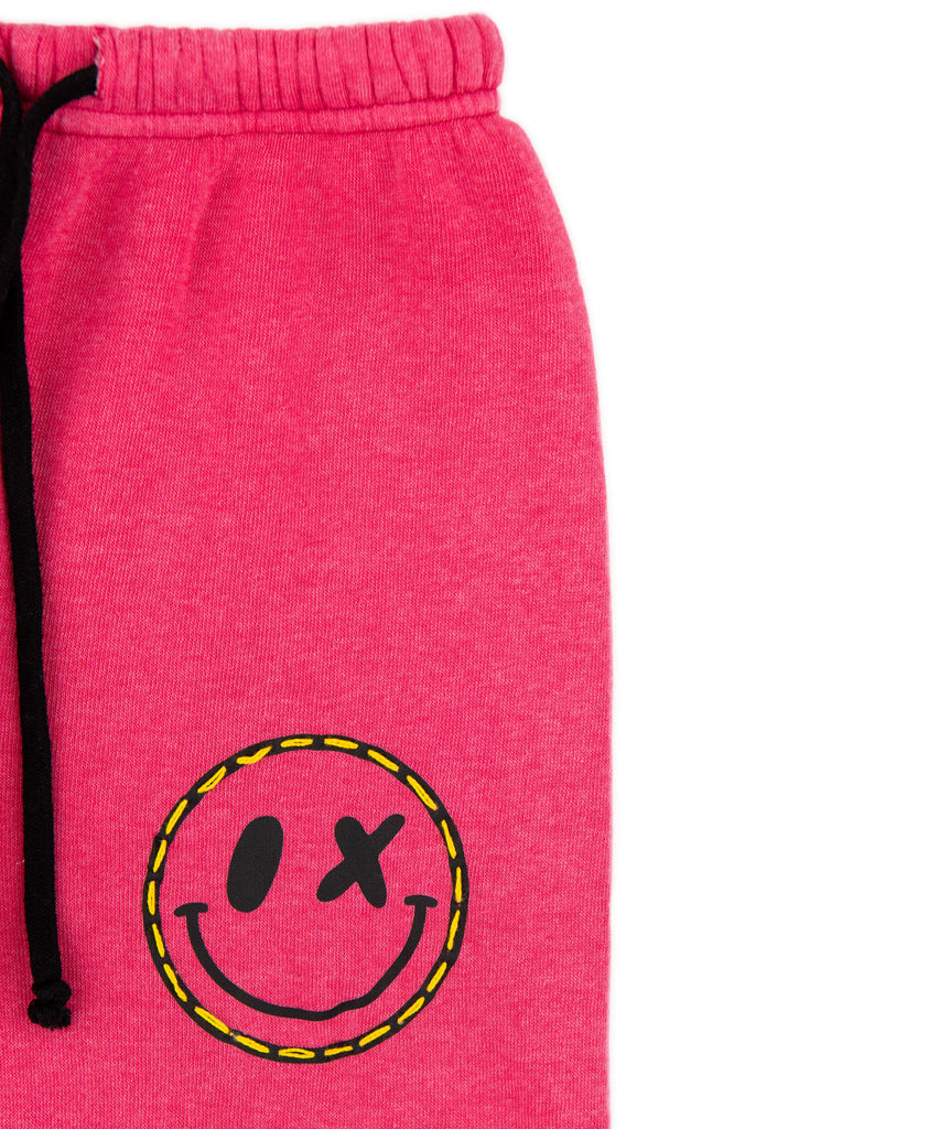 Love Junkie Girls Banded Bottom Stitch Sweatpants Punch Girls Casual Bottoms Love Junkie   