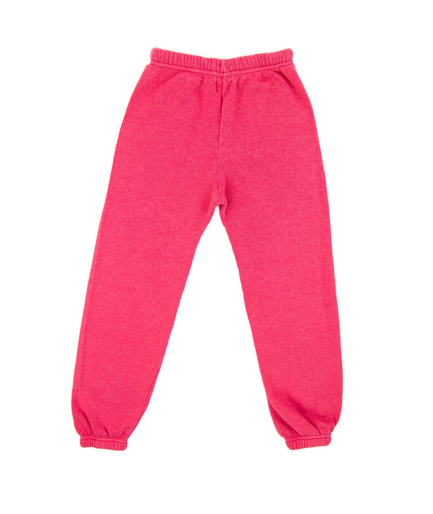 Love Junkie Girls Banded Bottom Stitch Sweatpants Punch Girls Casual Bottoms Love Junkie   