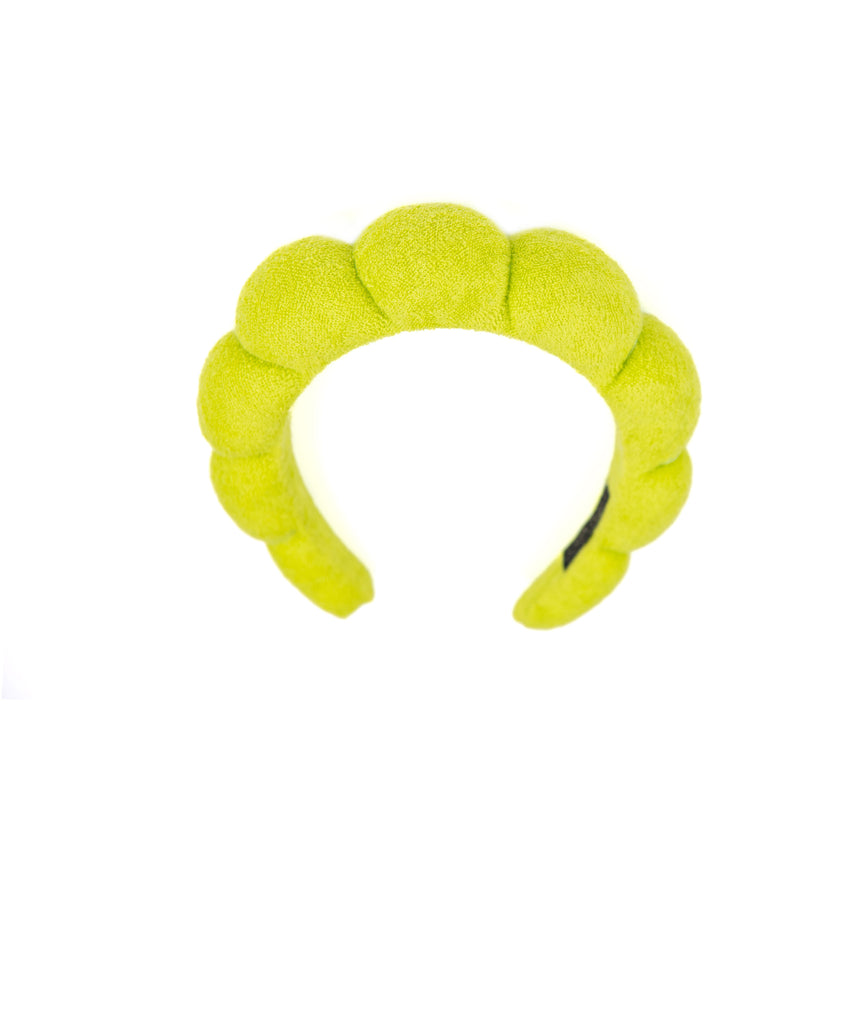 Bubbles Spa Headband Accessories Frankie's Exclusives Lime  