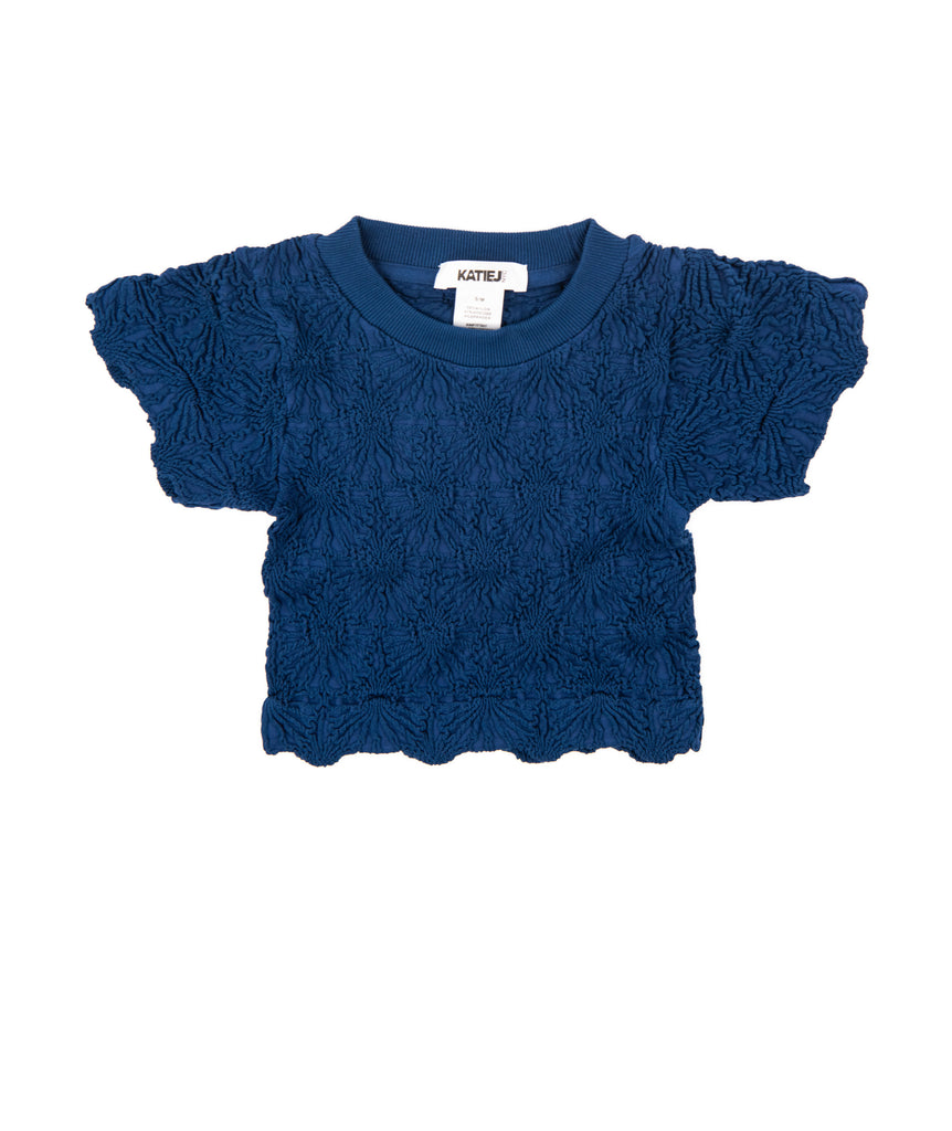 Katie J NYC Girls Maizie Tee Girls Casual Tops Katie J NYC Navy Y S/M (8-10) 