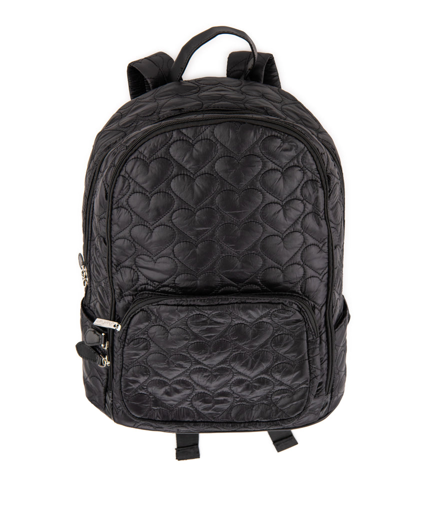 Bari Lynn Backpack Black Puffy Heart Accessories Bari Lynn   