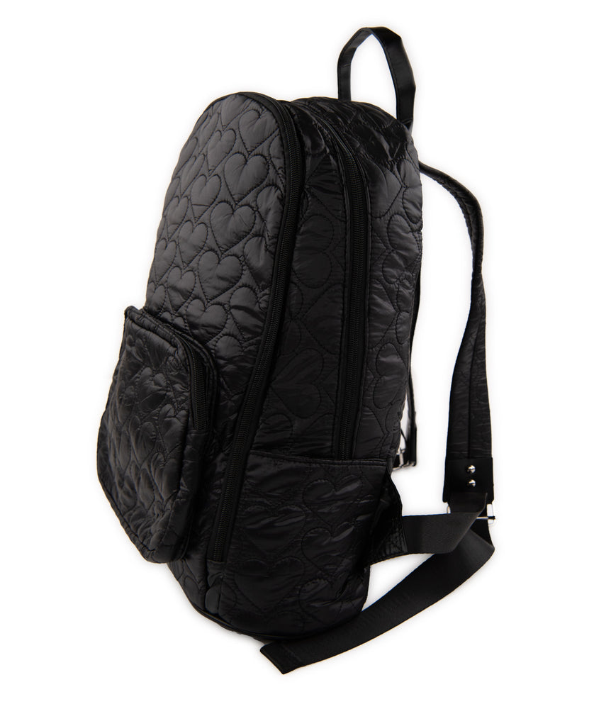 Bari Lynn Backpack Black Puffy Heart Distressed/seasonal accessories Bari Lynn   