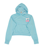 Firehouse Girls Nelly Bows & Cherries Pocket Hoodie Aqua Girls Casual Tops Firehouse Aqua Y/S (7/8)