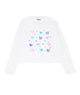 Firehouse Girls Happy Hearts, Bows & Stars Long Sleeve Tee White Distressed/seasonal girls Firehouse White Y/4