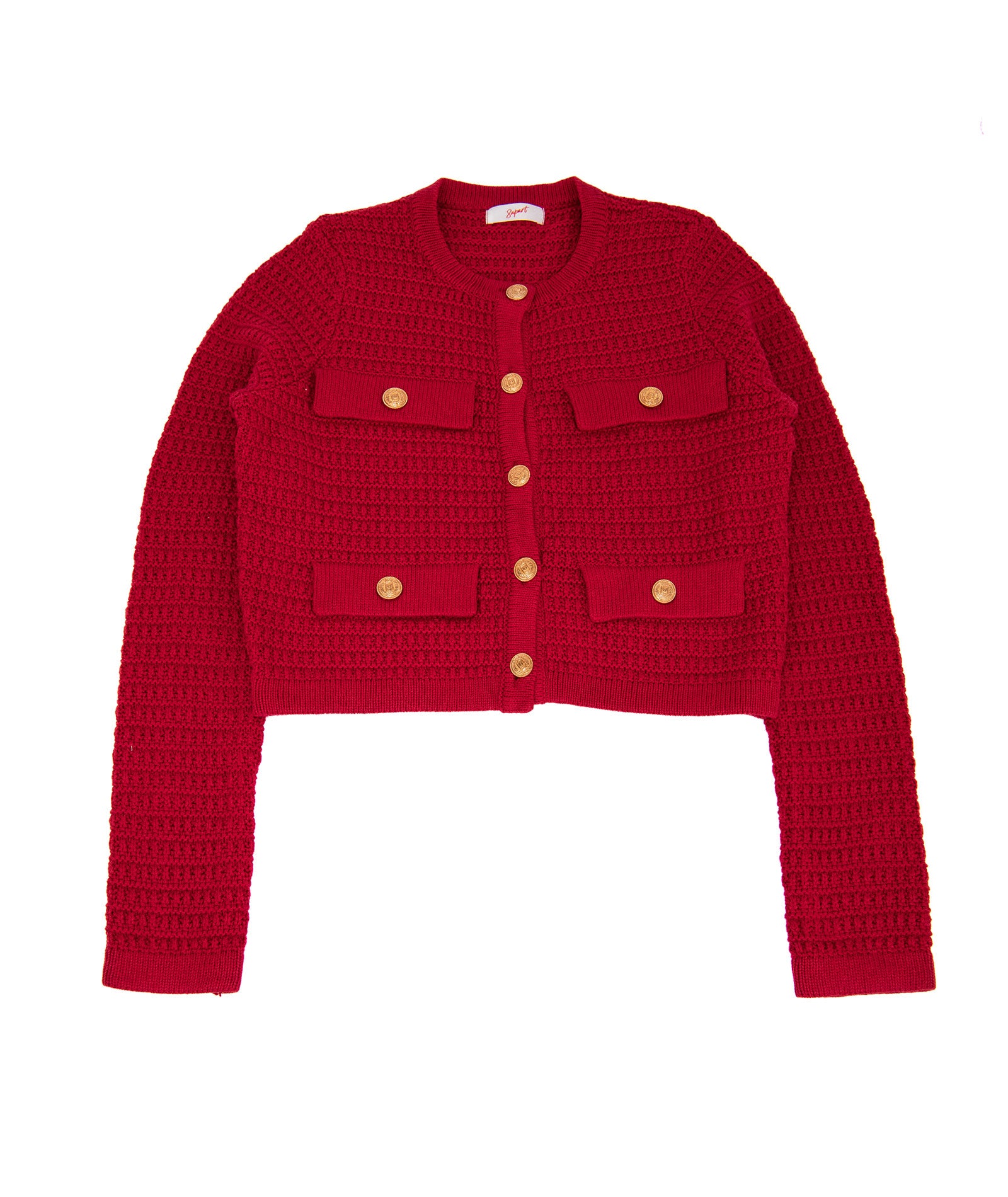 8apart Women Diana Gold Button Cardigan Womens Casual Tops 8apart Red Juniors/Women S