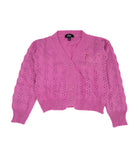 FBZ Girls Clare Pink Bow Cardigan Girls Casual Tops FBZ Flowers By Zoe Pink Y/6