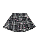 FBZ Girls Geena Plaid Skirt With Pink Roses Girls Casual Bottoms FBZ Flowers By Zoe Plaid Y/6