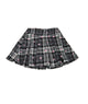 FBZ Girls Geena Plaid Skirt With Pink Roses Distressed/seasonal girls FBZ Flowers By Zoe Plaid Y/6