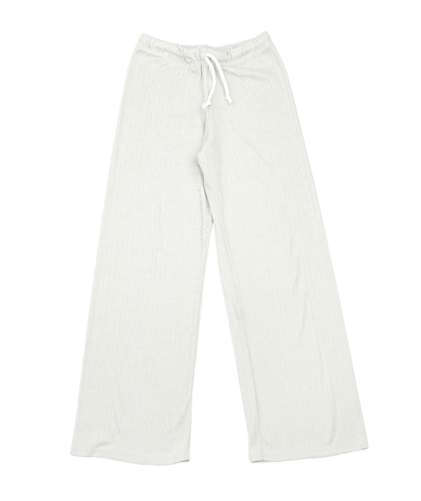 Cheryl Creations Girls Dillon Pointelle Pants Girls Casual Bottoms Cheryl Creations Heather Grey Y/S (7/8)