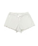 Cheryl Creations Girls Dillon Pointelle Shorts Girls Casual Bottoms Cheryl Creations Heather Grey Y/S (7/8)