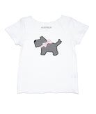 Katie J NYC Girls Reign Off Shoulder Tee Dog Girls Casual Tops Katie J NYC