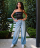 DL1961 Girls Nini Rhone Aura Wide Leg Jeans Girls Denim DL1961 Denim Y/4