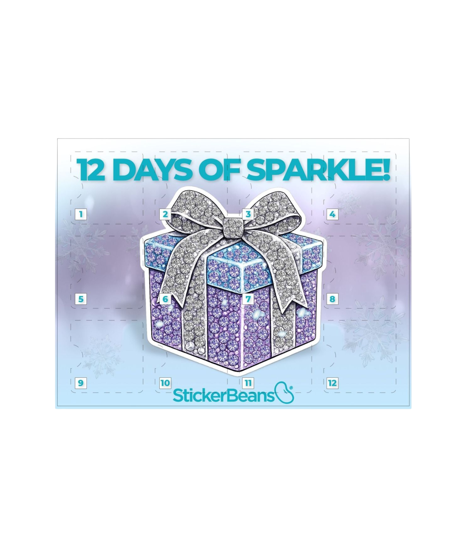 Sticker Beans 12 Days of Sparkle Advent Calendar