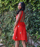 8apart Women Cristal Open Back Mini Dress Womens Casual Dresses 8apart