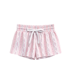 Katie J NYC Girls Baby Pink Cottage Stripe Farrah Shorts Girls Casual Bottoms Katie J NYC