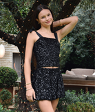 FBZ Girls Marlin Sequin Ribbon Top Girls Special Tops FBZ Flowers By Zoe