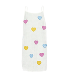 PQ Girls Olivia Cover Up Hearts Girls Casual Dresses PQ Girls White Y/XS (6X)