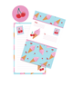 iScream Cherry Cones Foldover Stationery Camp iScream Multi