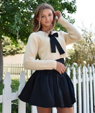 Gold Rush NYC Girls Addison Bow Cardigan Girls Casual Tops Gold Rush NYC