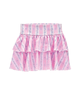 Felicia Floral Stripe Skort Girls Casual Bottoms iScream Floral Y/S (7/8)