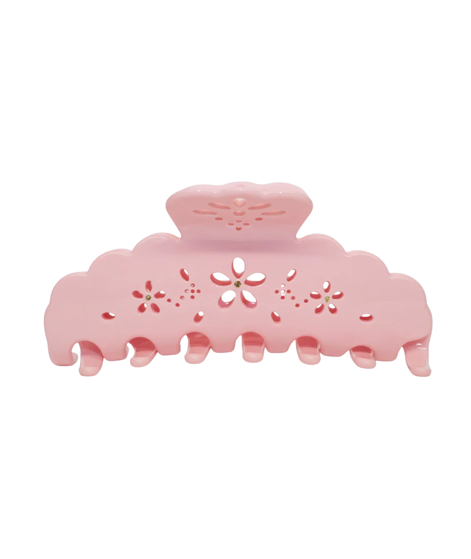 Emi Jay Big Effing Clip in Rose Fleur Eyelet Accessories Emi Jay Floral